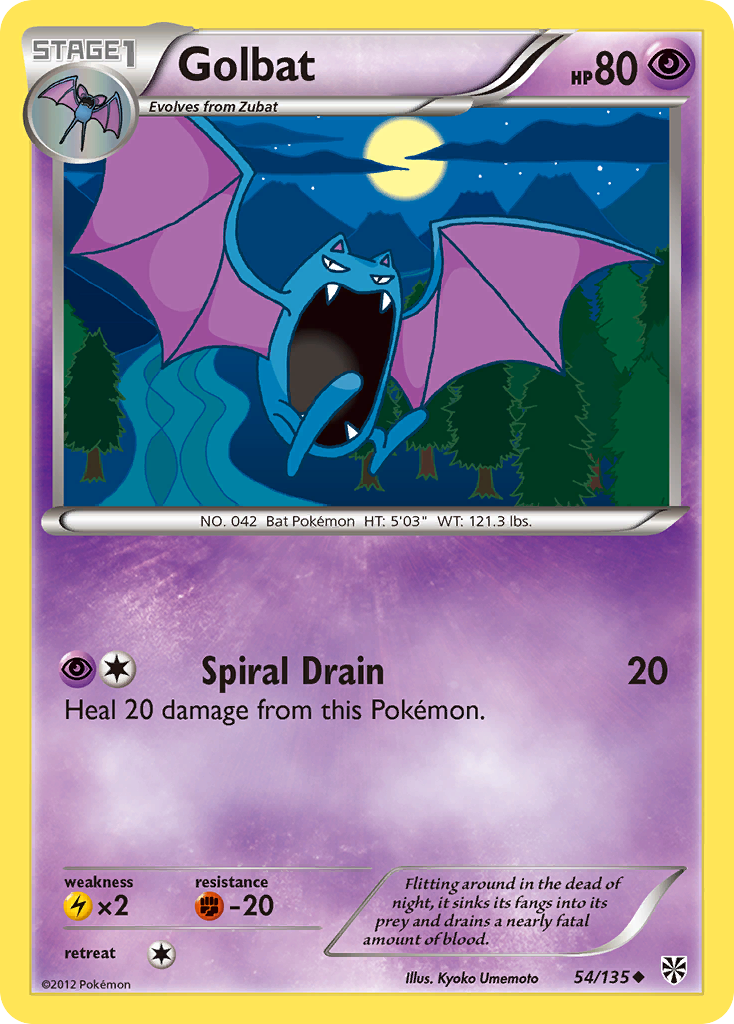 Golbat (54/135) [Black & White: Plasma Storm] | Nerdhalla Games