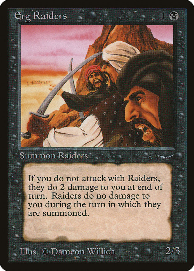 Erg Raiders (Dark Mana Cost) [Arabian Nights] | Nerdhalla Games