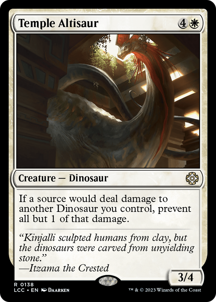 Temple Altisaur [The Lost Caverns of Ixalan Commander] | Nerdhalla Games