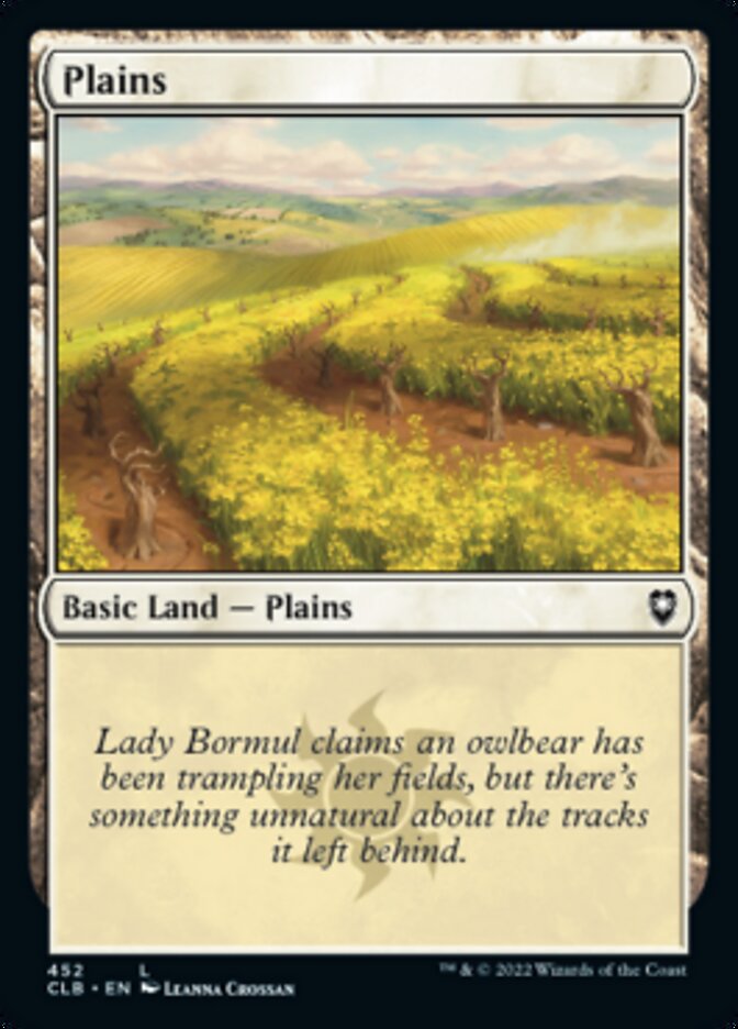 Plains (452) [Commander Legends: Battle for Baldur's Gate] | Nerdhalla Games