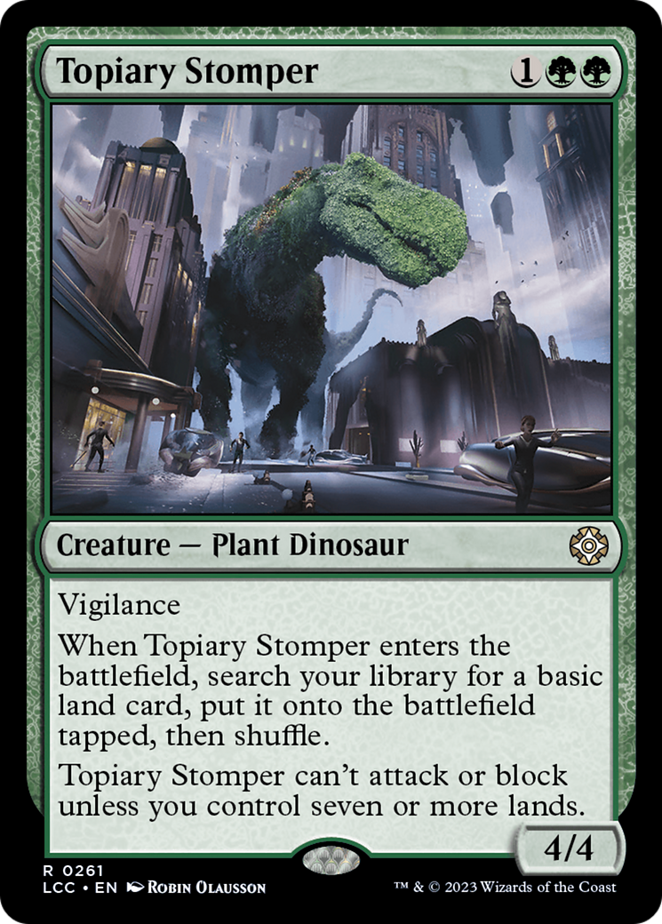 Topiary Stomper [The Lost Caverns of Ixalan Commander] | Nerdhalla Games