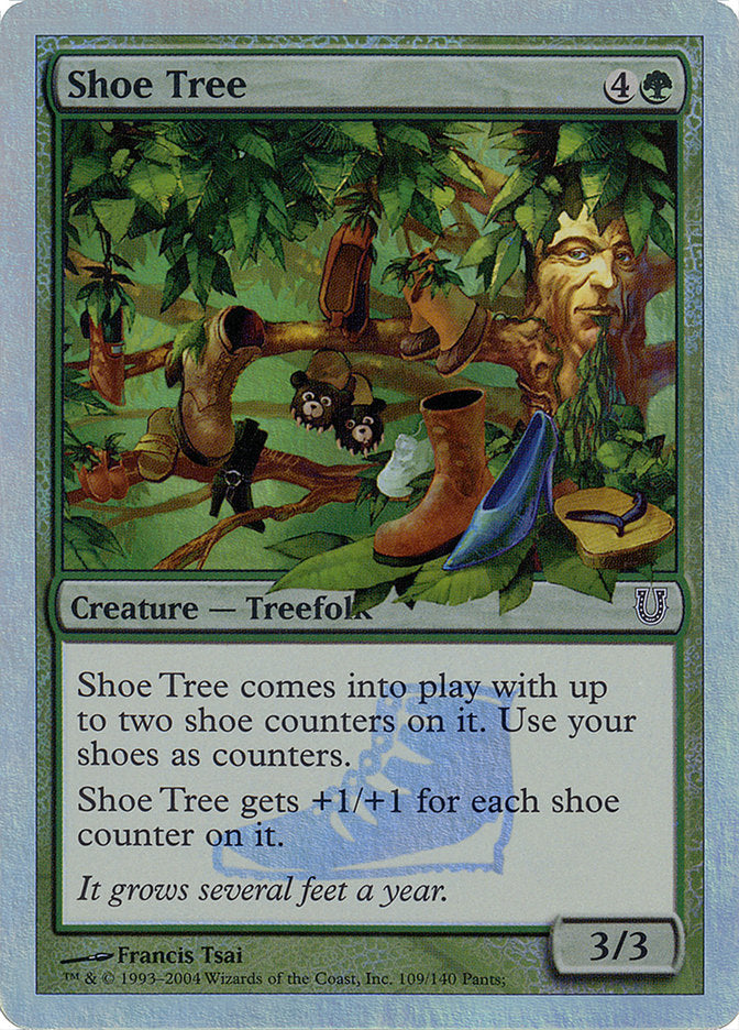 Shoe Tree (Alternate Foil) [Unhinged] | Nerdhalla Games