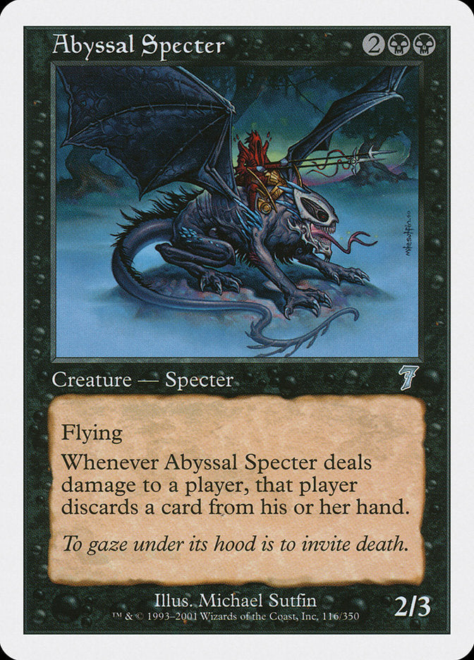 Abyssal Specter [Seventh Edition] | Nerdhalla Games