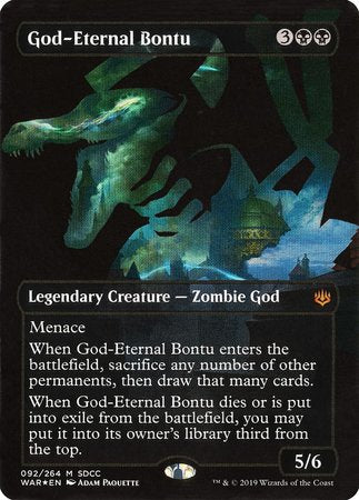 God-Eternal Bontu SDCC 2019 EXCLUSIVE [San Diego Comic-Con 2019] | Nerdhalla Games