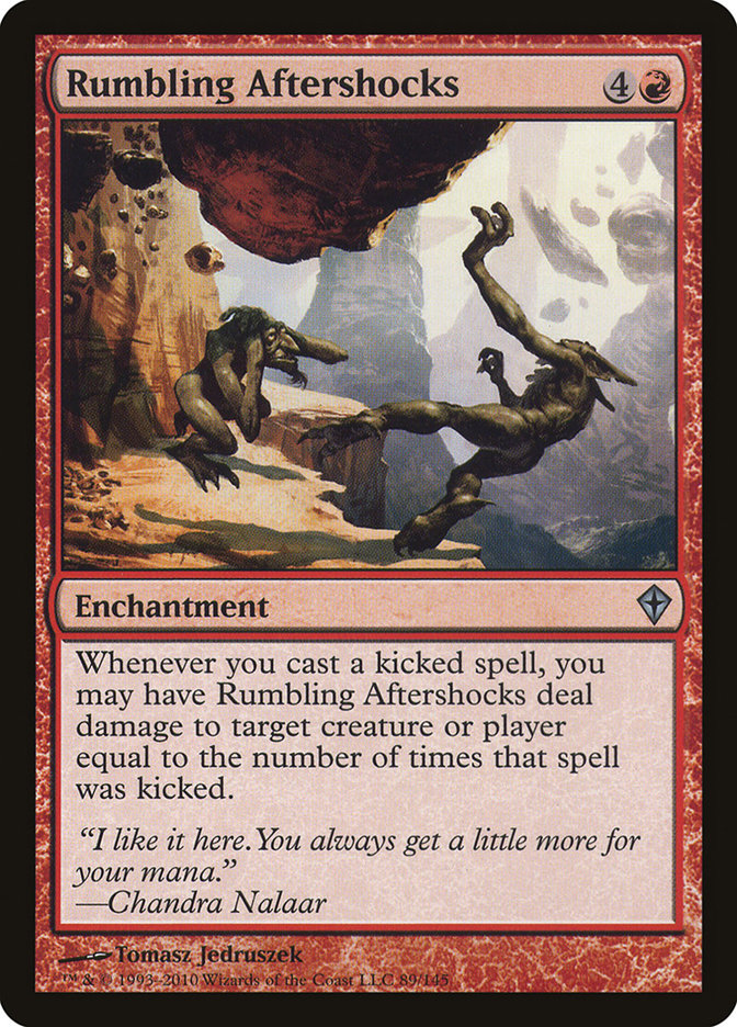 Rumbling Aftershocks [Worldwake] | Nerdhalla Games