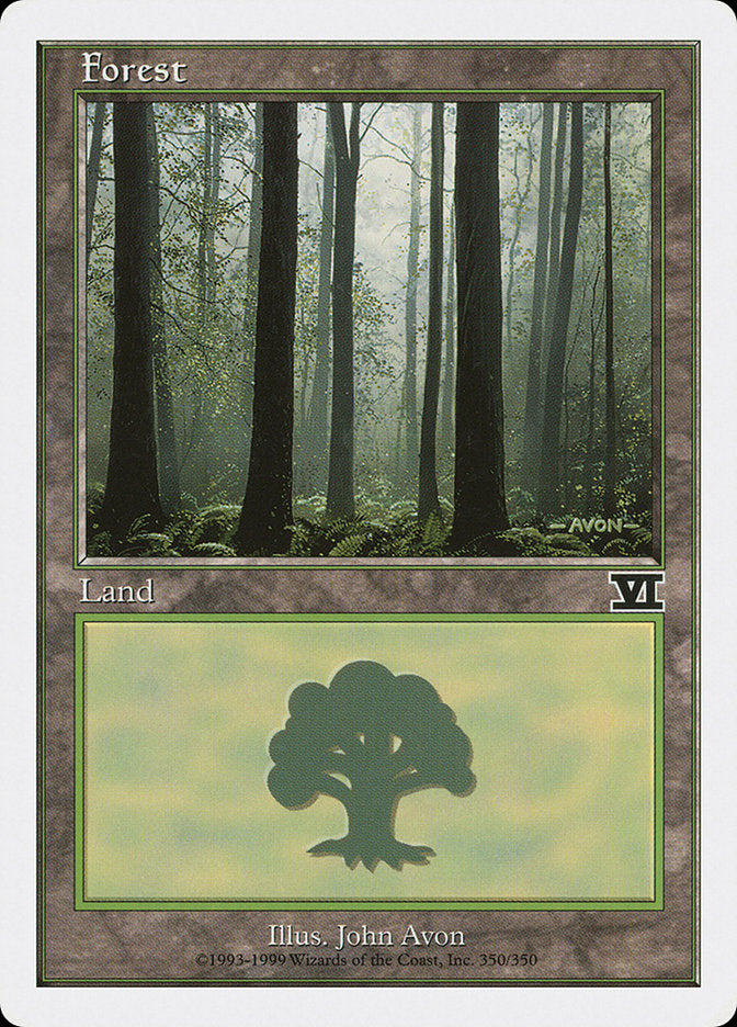 Forest (350) [Classic Sixth Edition] | Nerdhalla Games