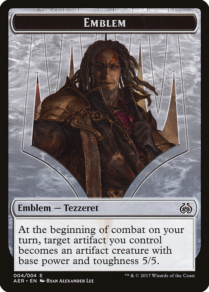 Tezzeret the Schemer Emblem [Aether Revolt Tokens] | Nerdhalla Games