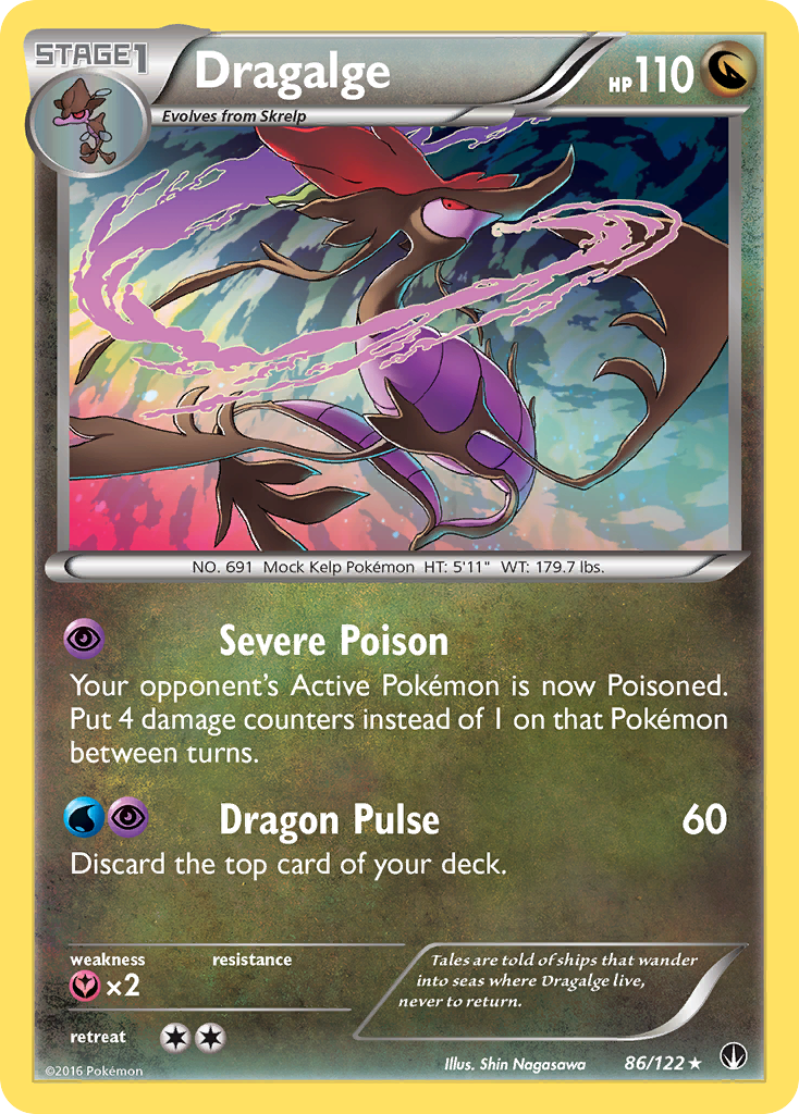 Dragalge (86/122) [XY: BREAKpoint] | Nerdhalla Games