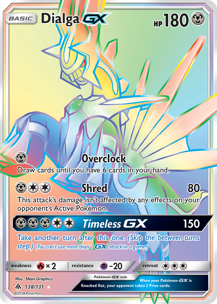 Dialga GX (138/131) [Sun & Moon: Forbidden Light] | Nerdhalla Games