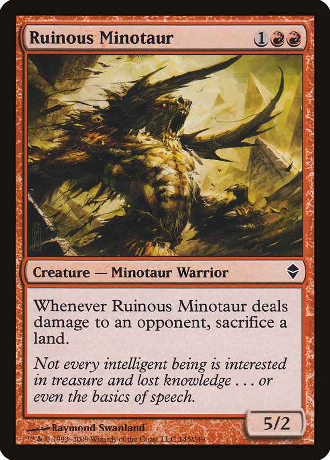 Ruinous Minotaur [Zendikar] | Nerdhalla Games