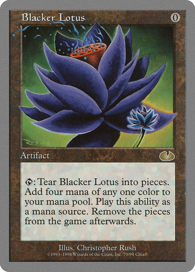 Blacker Lotus [Unglued] | Nerdhalla Games