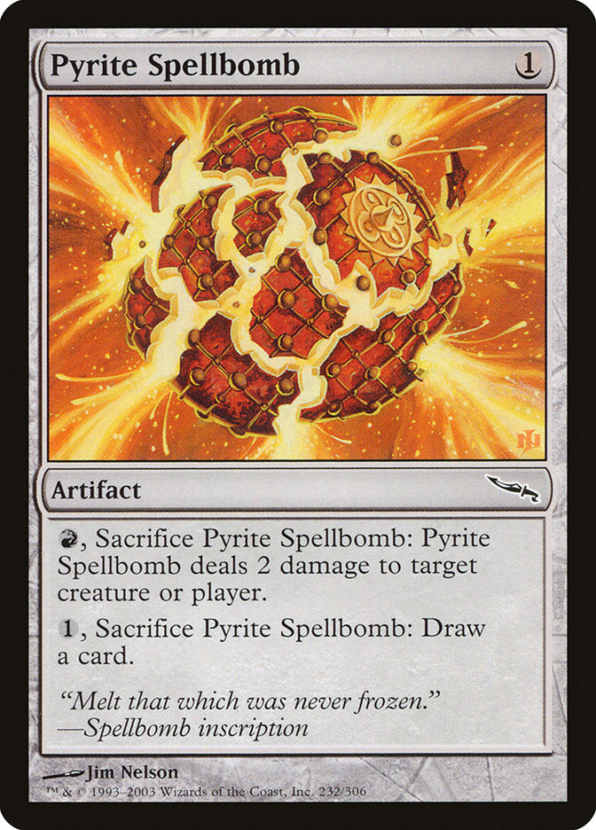 Pyrite Spellbomb [Mirrodin] | Nerdhalla Games