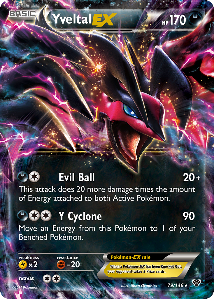 Yveltal EX (79/146) [XY: Base Set] | Nerdhalla Games