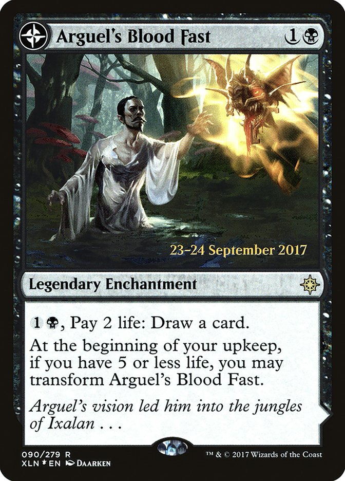 Arguel's Blood Fast // Temple of Aclazotz  [Ixalan Prerelease Promos] | Nerdhalla Games