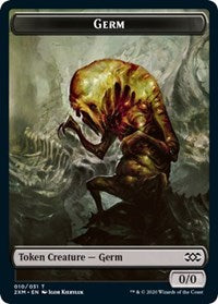 Germ // Human Soldier Double-sided Token [Double Masters Tokens] | Nerdhalla Games