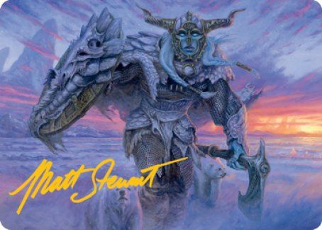 Frost Giant Art Card (Gold-Stamped Signature) [Dungeons & Dragons: Adventures in the Forgotten Realms Art Series] | Nerdhalla Games