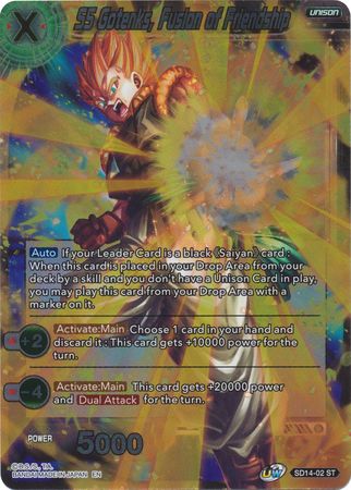 SS Gotenks, Fusion of Friendship (Starter Deck Exclusive) (SD14-02) [Rise of the Unison Warrior] | Nerdhalla Games