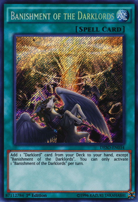 Banishment of the Darklords [DESO-EN034] Secret Rare | Nerdhalla Games