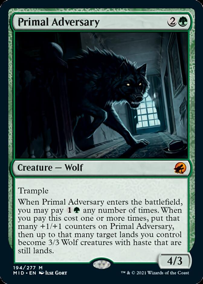 Primal Adversary [Innistrad: Midnight Hunt] | Nerdhalla Games