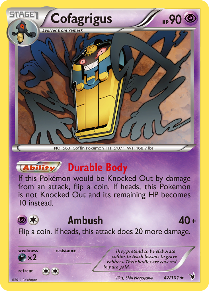 Cofagrigus (47/101) [Black & White: Noble Victories] | Nerdhalla Games