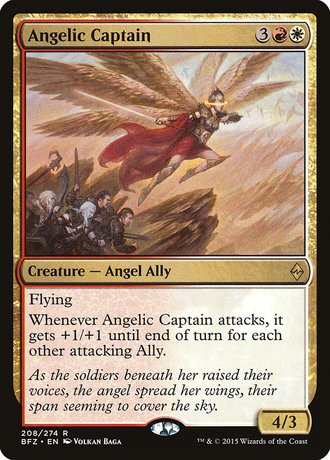 Angelic Captain [Battle for Zendikar] | Nerdhalla Games