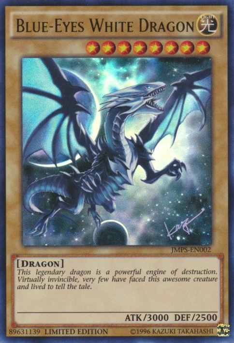 Blue-Eyes White Dragon [JMPS-EN002] Ultra Rare | Nerdhalla Games