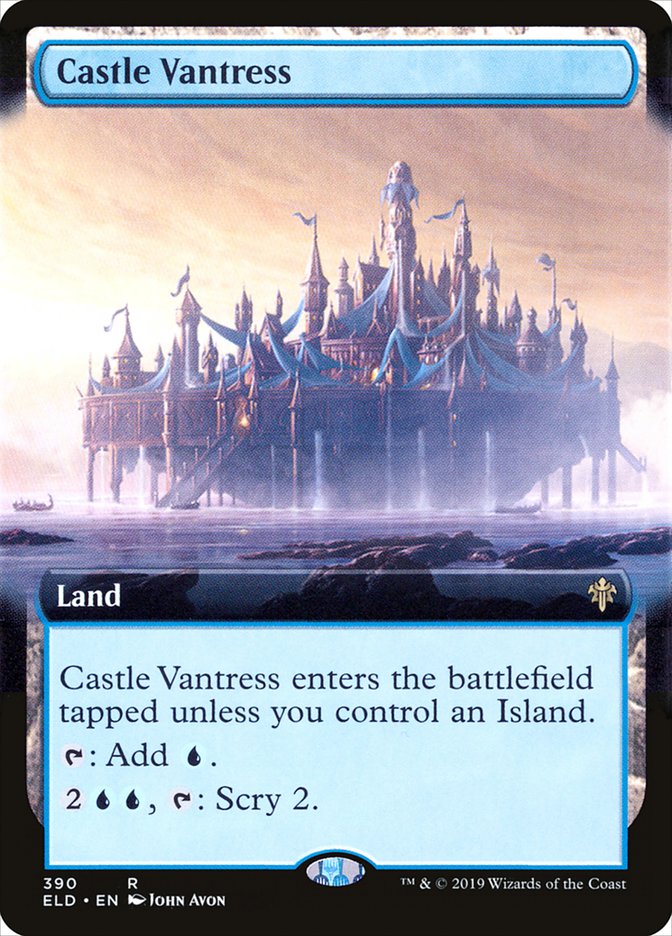 Castle Vantress (Extended Art) [Throne of Eldraine] | Nerdhalla Games