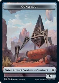 Construct // Drake Double-sided Token [Zendikar Rising Tokens] | Nerdhalla Games