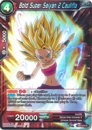 Bold Super Saiyan 2 Caulifla [TB1-012] | Nerdhalla Games