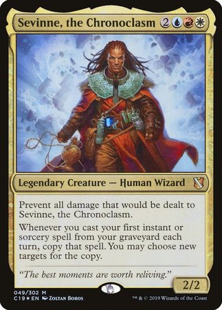 Sevinne, the Chronoclasm [Commander 2019] | Nerdhalla Games