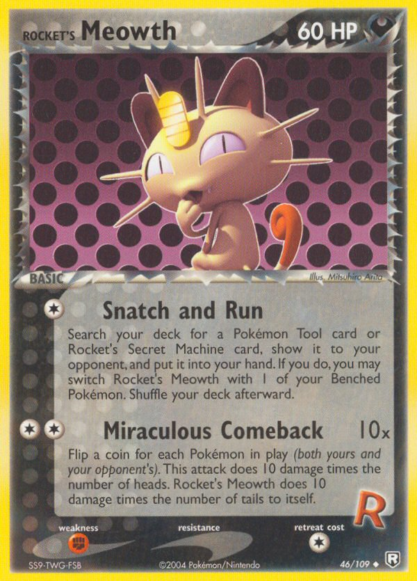 Rocket's Meowth (46/109) [EX: Team Rocket Returns] | Nerdhalla Games