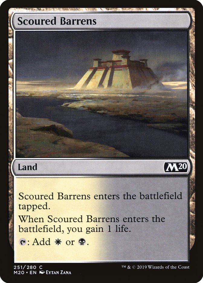 Scoured Barrens [Core Set 2020] | Nerdhalla Games