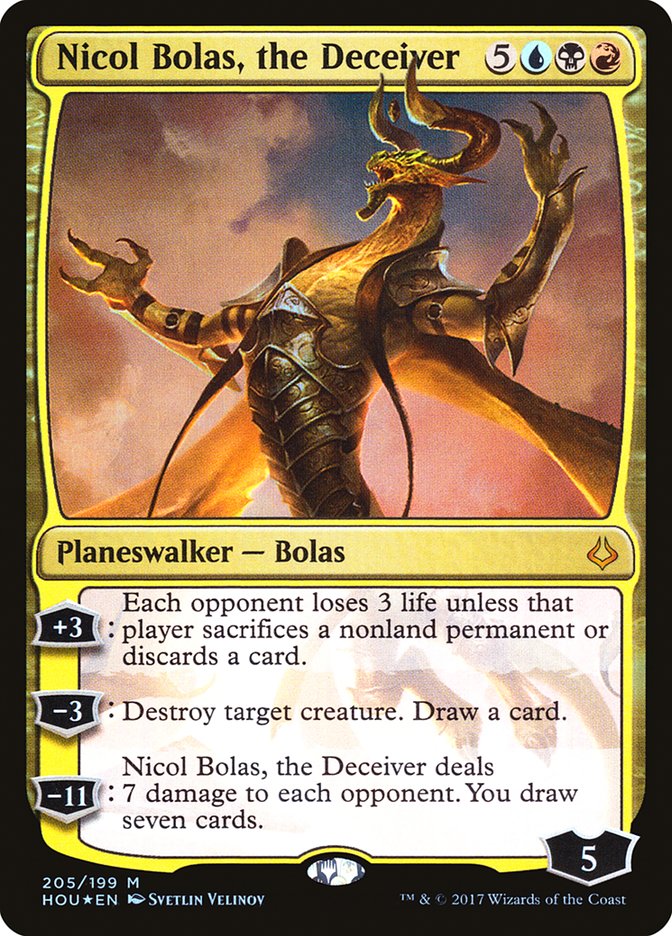 Nicol Bolas, the Deceiver [Hour of Devastation] | Nerdhalla Games