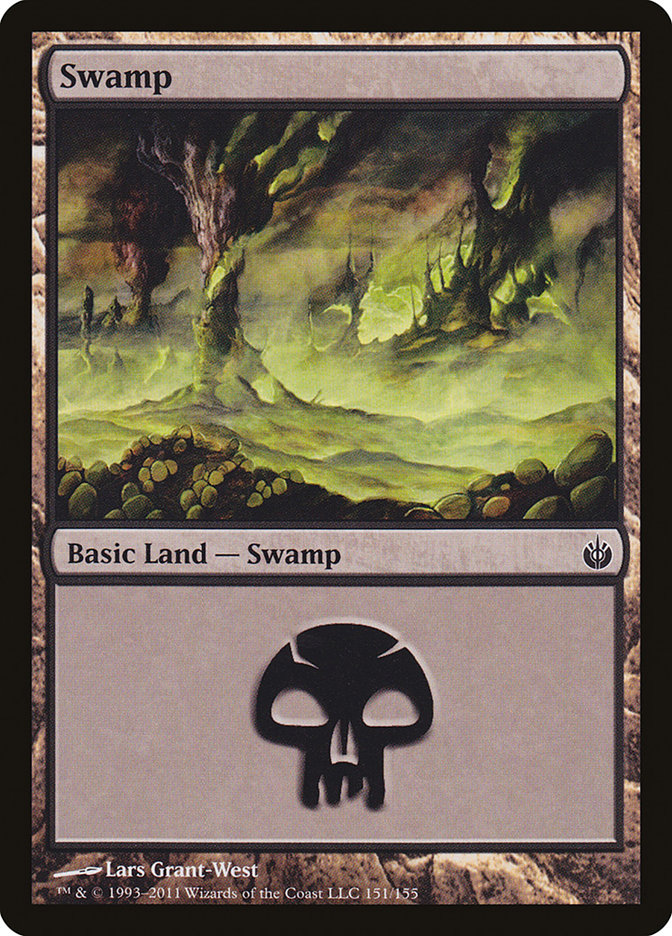 Swamp (151) [Mirrodin Besieged] | Nerdhalla Games