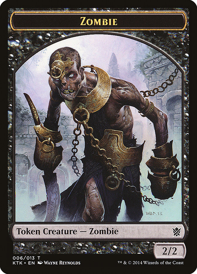 Zombie [Khans of Tarkir Tokens] | Nerdhalla Games