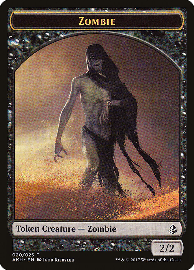 Zombie [Amonkhet Tokens] | Nerdhalla Games