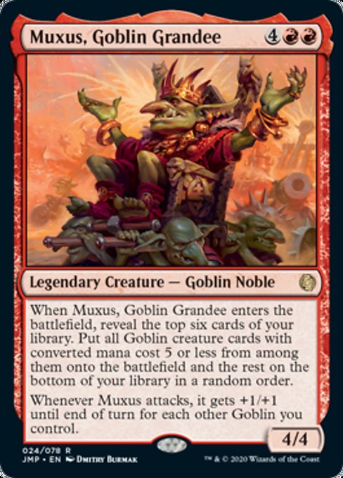 Muxus, Goblin Grandee [Jumpstart] | Nerdhalla Games