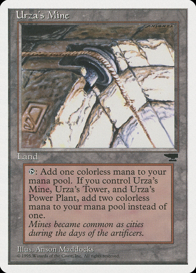 Urza's Mine (Pulley Embedded in Stone) [Chronicles] | Nerdhalla Games