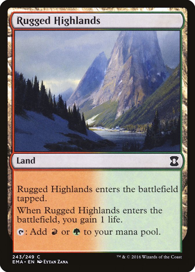 Rugged Highlands [Eternal Masters] | Nerdhalla Games