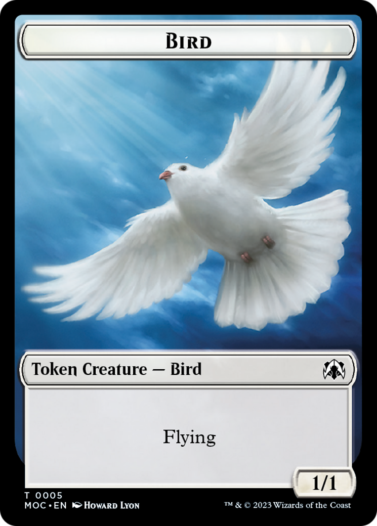 Bird // Kobolds of Kher Keep Double-Sided Token [March of the Machine Commander Tokens] | Nerdhalla Games