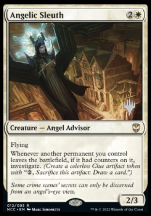 Angelic Sleuth (Promo Pack) [Streets of New Capenna Commander Promos] | Nerdhalla Games