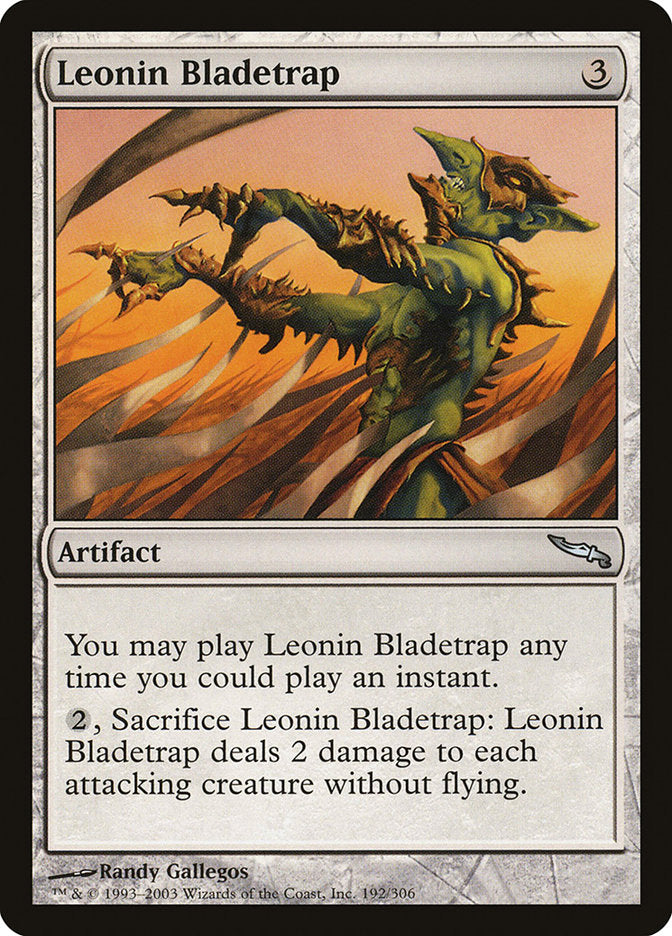 Leonin Bladetrap [Mirrodin] | Nerdhalla Games