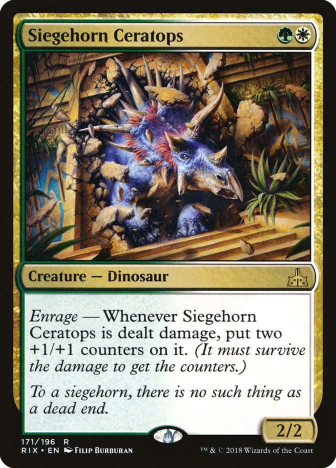 Siegehorn Ceratops [Rivals of Ixalan] | Nerdhalla Games