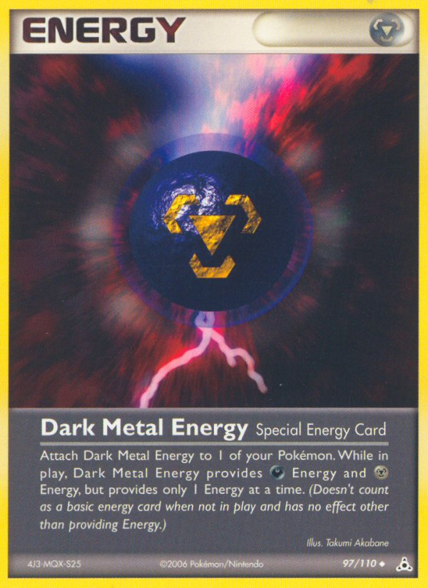 Dark Metal Energy (97/110) [EX: Holon Phantoms] | Nerdhalla Games