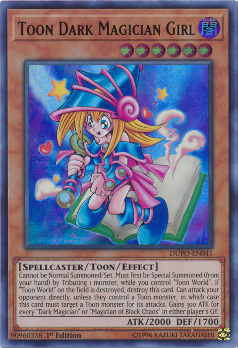 Toon Dark Magician Girl [DUPO-EN041] Ultra Rare | Nerdhalla Games