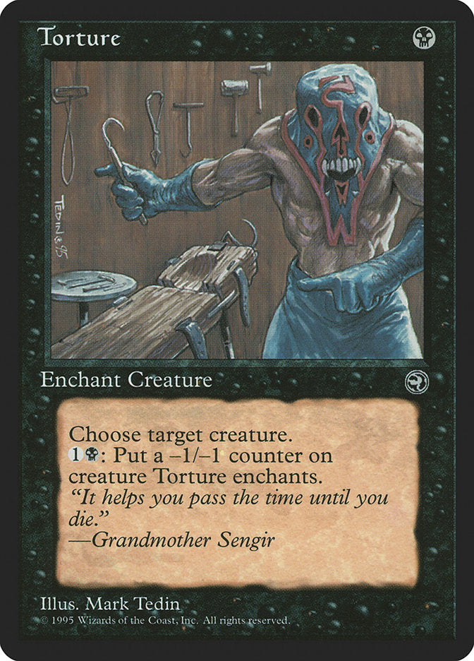 Torture (Grandmother Sengir Flavor Text) [Homelands] | Nerdhalla Games