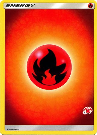 Fire Energy (Charizard Stamp #2) [Battle Academy 2020] | Nerdhalla Games