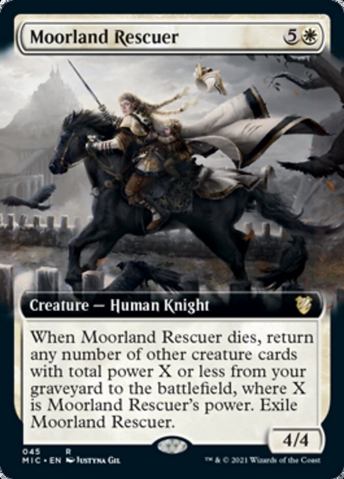 Moorland Rescuer (Extended) [Innistrad: Midnight Hunt Commander] | Nerdhalla Games