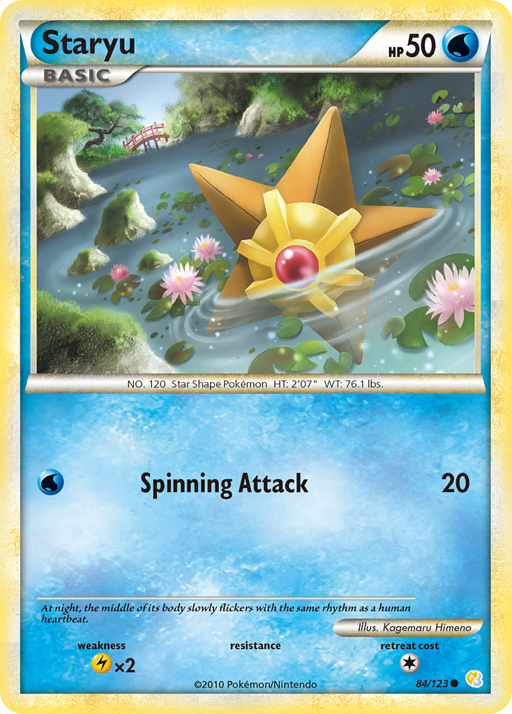 Staryu (84/123) [HeartGold & SoulSilver: Base Set] | Nerdhalla Games