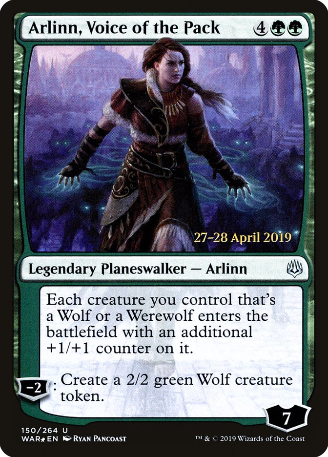 Arlinn, Voice of the Pack  [War of the Spark Prerelease Promos] | Nerdhalla Games